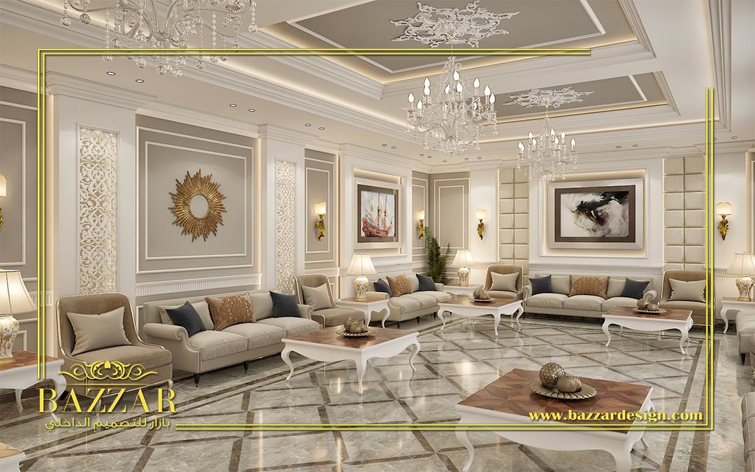 تصميم مجالس وديوانيات خارجية بازار للتصميم الداخلى والديكور