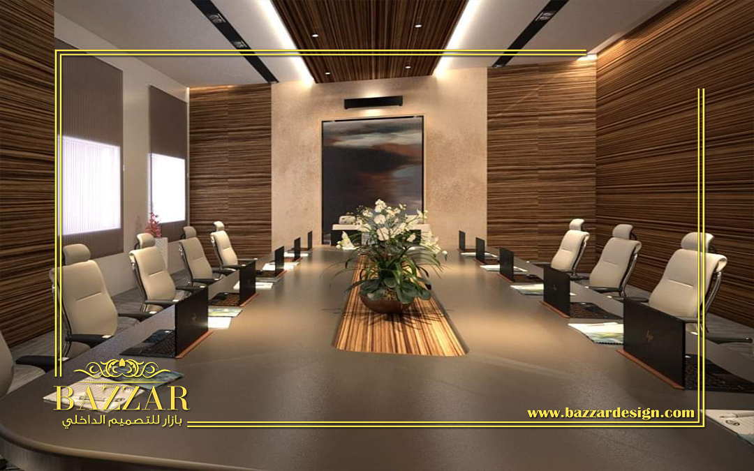 تصميم مكاتب ادارية بازار للتصميم الداخلى والديكور