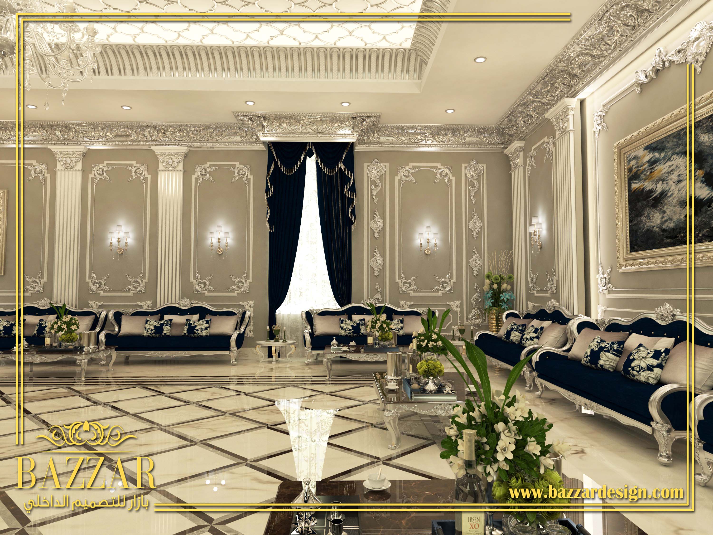 تصميم مجالس وديوانيات خارجية بازار للتصميم الداخلى والديكور