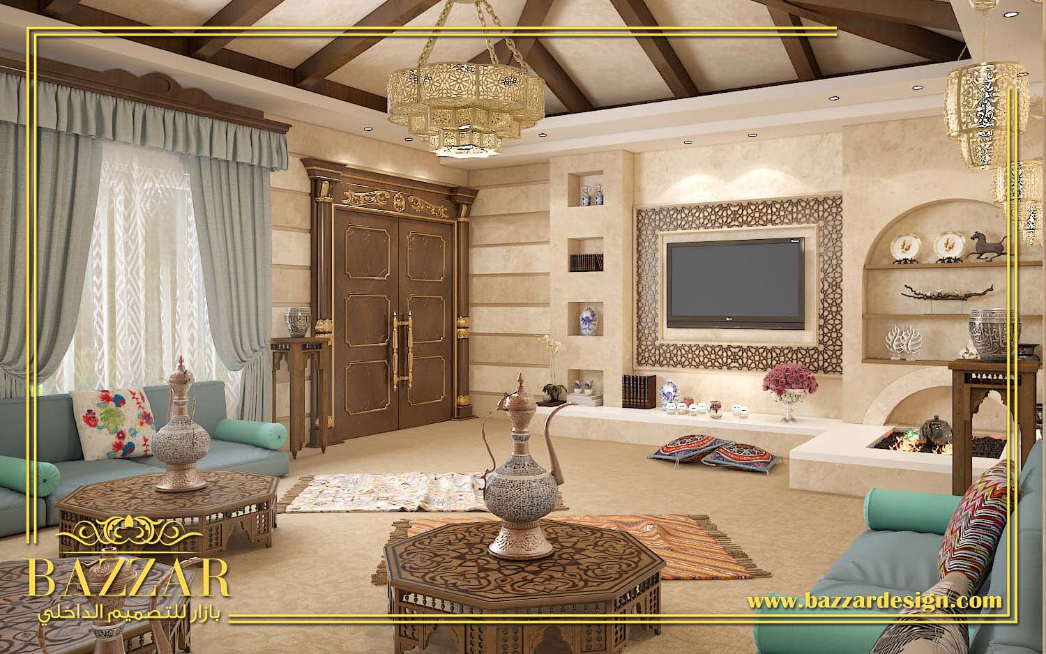 كيف تجعل غرفة المعيشة واحة للاسترخاء بازار للتصميم الداخلي و الديكور