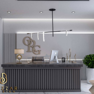 تصميم مكتب ادارى على طراز مودرن بدولة الكويت