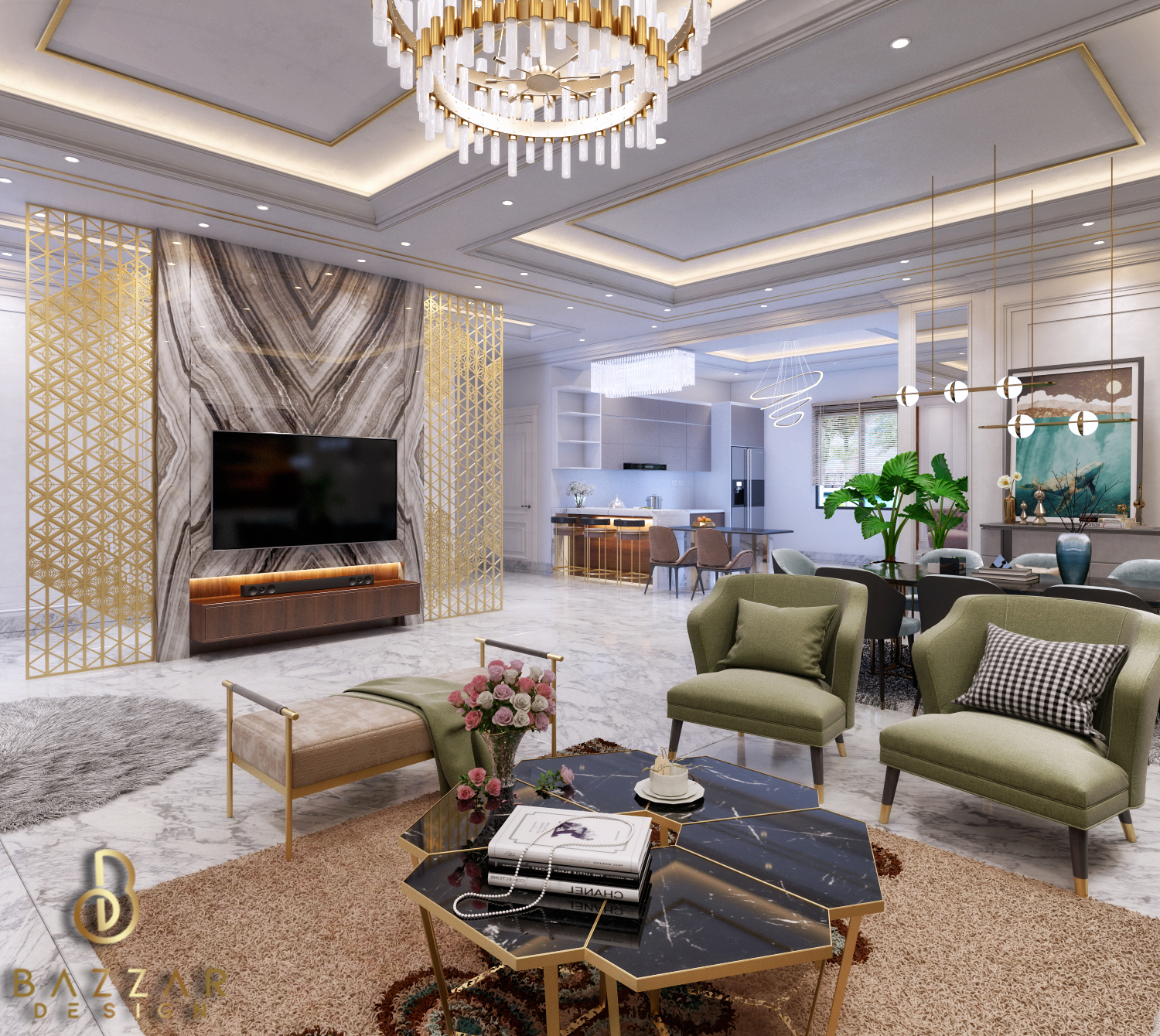 تصميم و ديكور لفيلا من بازار ديزاين فى الرياض حى الملقا بازار تصميم و ديكور لفيلا من بازار ديزاين فى الرياض حى الملقا بازار