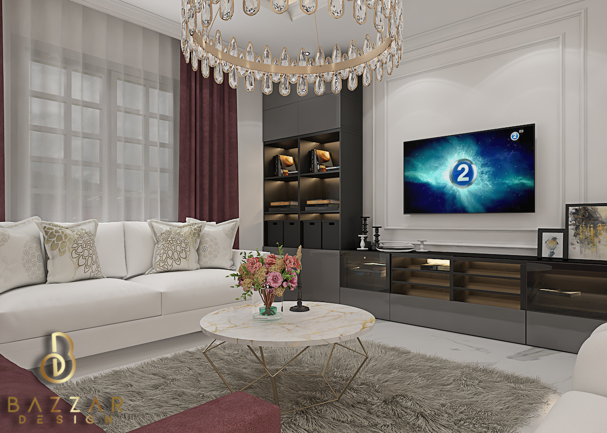 تصميم و ديكور لفيلا من بازار ديزاين فى الرياض حى الملقا بازار تصميم و ديكور لفيلا من بازار ديزاين فى الرياض حى الملقا بازار