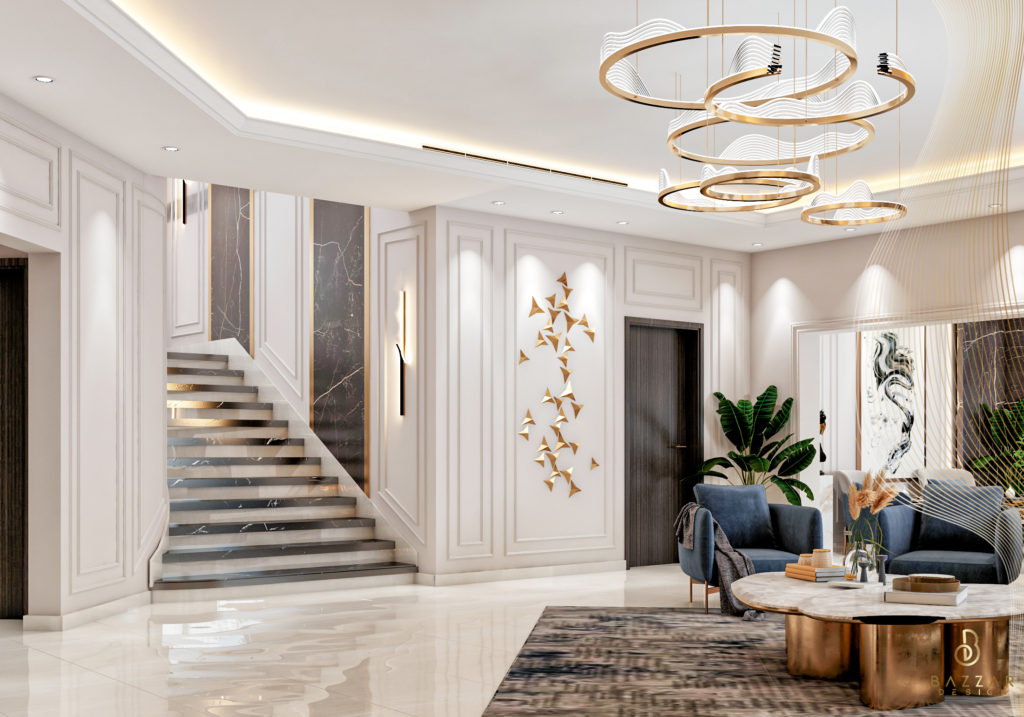 ديكور صالة كبيرة