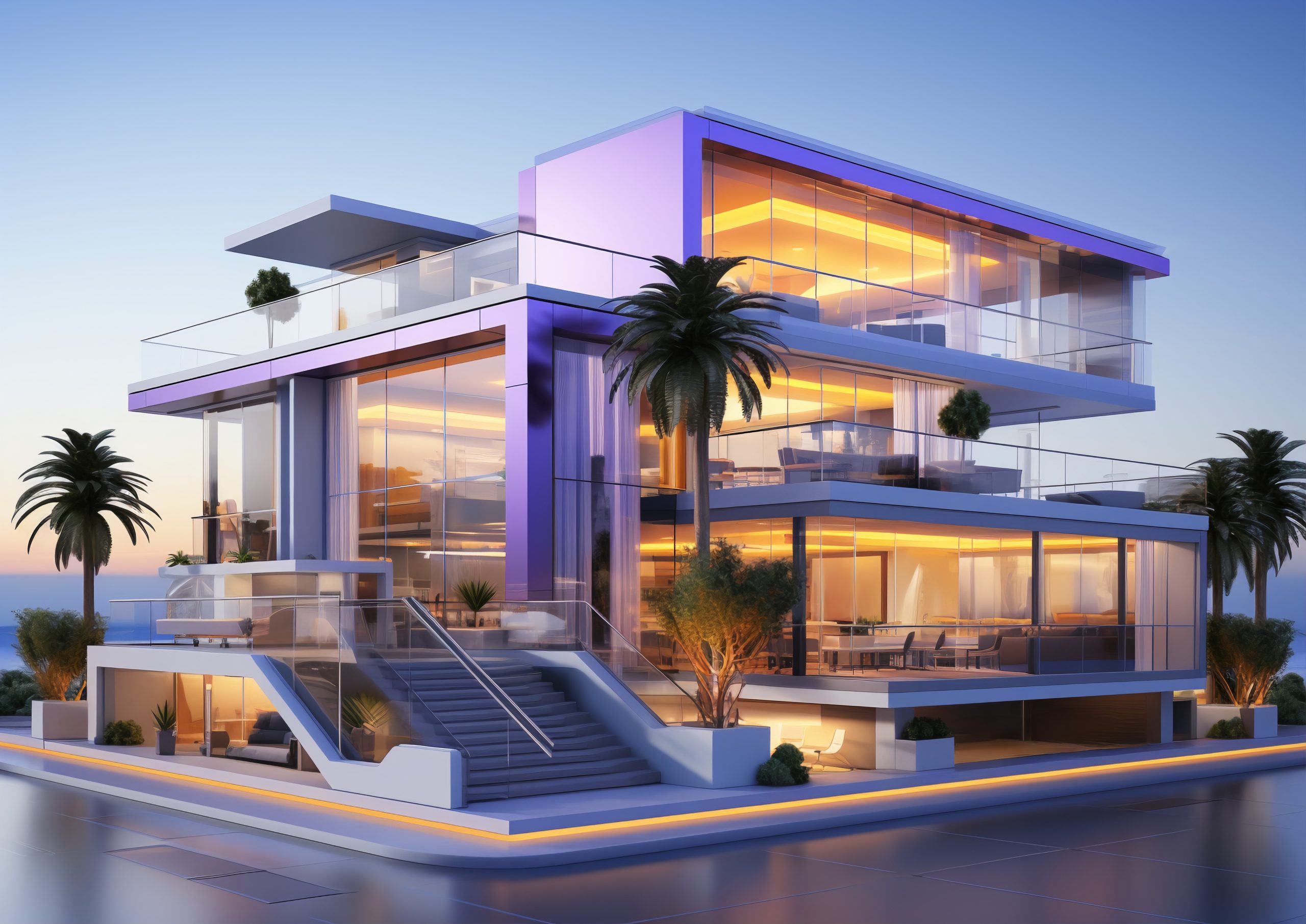 تصميم فلل مودرن